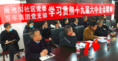 南池溝社區(qū)黨委、百年集團黨支部聯(lián)手開展專題